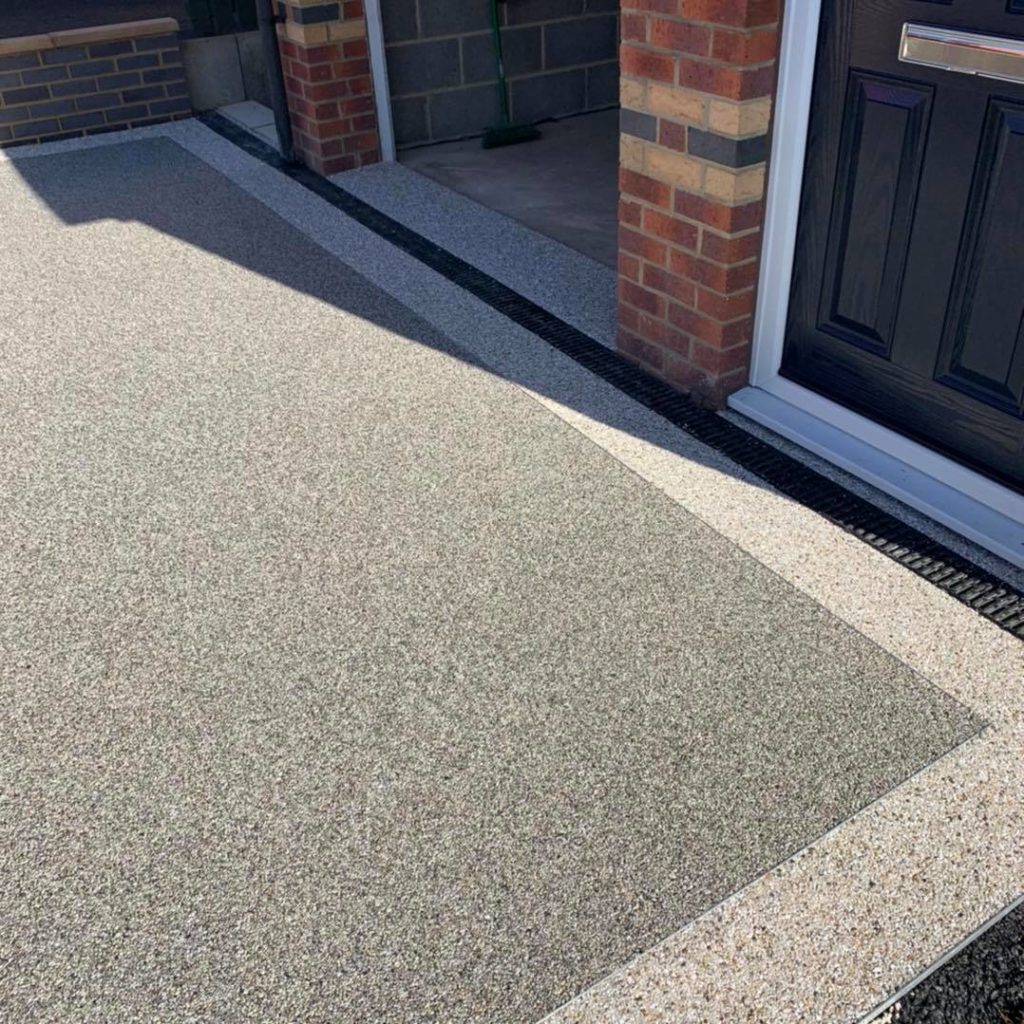 North East Resin Bound driveway edge detail