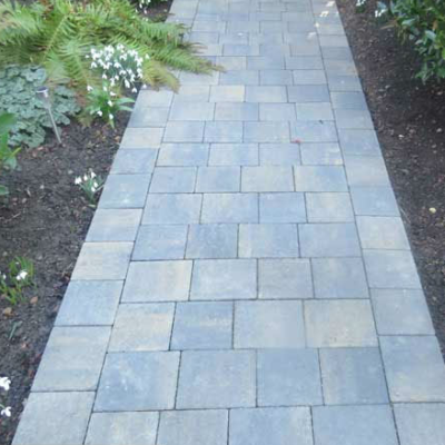 Kielder Sett block paving path